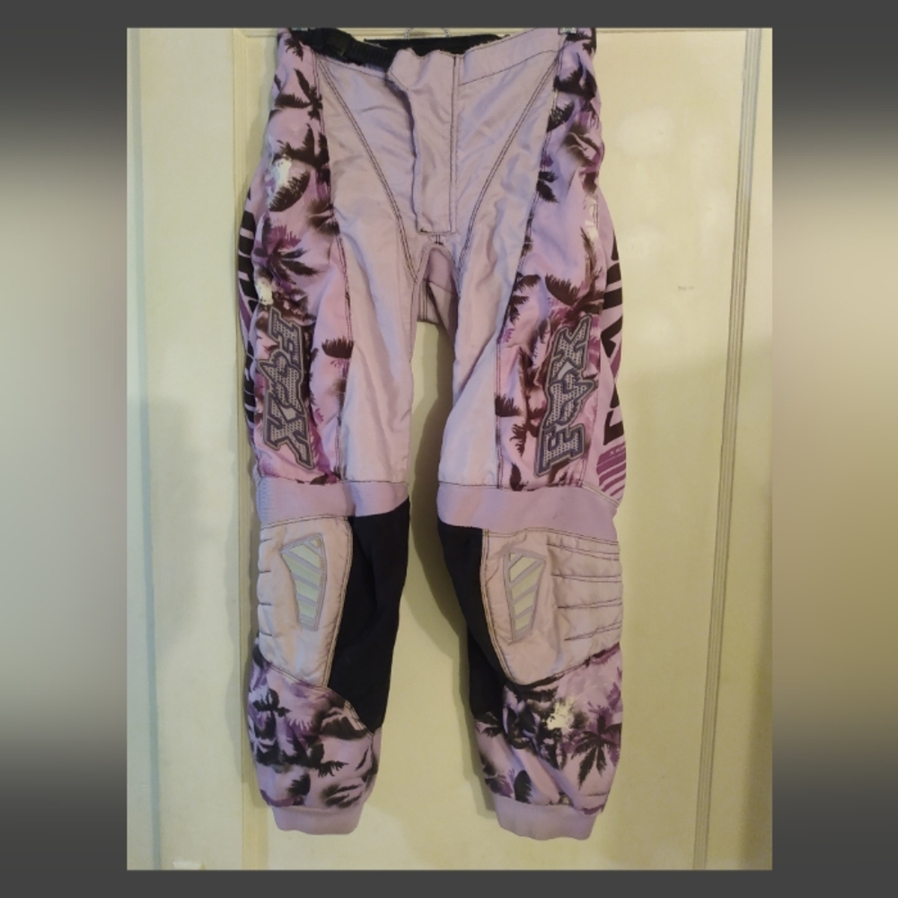 FOX 180 RACING, MOTOCROSS PANTS. UNIQUE PALM TREE DESIGN. 5/6 Misses